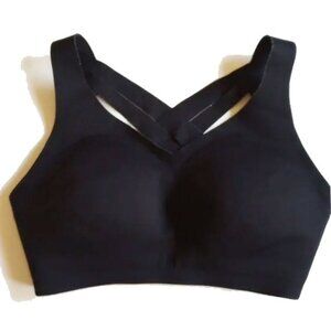 Lululemon Enlite Weave Bra 36DD Cross Back High Support Black